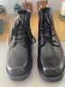 3515强人棉鞋男靴冬季皮毛一体羊毛靴固特异户外牛皮保暖鞋防寒靴子男 黑色 44 实拍图