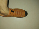 【真牛皮】GENAI凉鞋男士夏季镂空透气包头凉皮鞋真皮男鞋洞洞鞋沙滩鞋青中老年人爸爸鞋上线防滑沙滩鞋 黄棕色【手工牛皮定制】 43码 实拍图