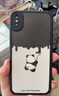 霸时代 适用 iPhoneXsMax手机壳苹果xsmax保护套硅胶软壳防摔全包iPhone小羊皮外壳女男款黑色粉刷熊 实拍图