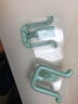 贝吹坊浴室拖鞋架壁挂式免打孔卫生间墙壁厕所鞋子沥水置物挂架收纳神器 免打孔拖鞋收纳器2个绿 日韩【拖鞋挂钩】 实拍图
