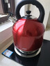 CCKO烧水壶 燃气304不锈钢鸣笛煤气灶电磁炉通用热水壶加厚家用大容量 不锈钢烧水壶（酒红色 BD） 5L 实拍图
