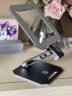 Piva 派威平板支架铝合金ipad Pro桌面游戏支撑架镂空散热器和平精英吃鸡陀螺仪一体式便携折叠支架 ipadpro12.9寸-灰色 实拍图