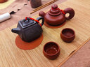 素臻（SUZHEN）茶具茶道配件 茶盘垫餐垫 茶帘 竹席 竹帘竹垫茶垫隔热过滤垫茶席 大号竹编茶席30*210 实拍图