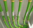 洛克菲勒新风系统PE波纹软管连接器变径头Y斜型90度直角弯头三通平吊消音 PE波纹管蓝φ75（10米起发） 实拍图
