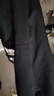 迪伽达 衬衫男士外套春秋季新款斜纹抗皱文艺风工装宽松休闲衬衣女 WXFFS-C71黑色 M 实拍图
