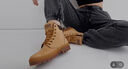 帕拉丁（PALLADIUM）新款保暖大黄靴子男休闲户外真皮马丁靴百搭高帮鞋男女同款工装靴 琥珀黄 39 实拍图