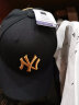 MLB棒球帽男女弯檐帽子男情侣款扬基韩版硬顶鸭舌帽CPIG 黑色金标NY 晒单实拍图