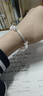 银意坊银手镯女孩甜美风9999纯银镯子实心学生银镯子银饰生日礼物送女友 樱花手镯约22克带证书 实拍图