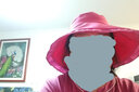 馨宝冠 帽子女夏天遮阳帽女户外防晒帽女大檐太阳帽女旅游骑车大沿凉帽沙滩帽渔夫帽女登山草帽折叠帽 玫红色 实拍图