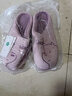 家怡保暖棉拖鞋舒适轻便毛绒厚底户外居家棉鞋紫色40-41YLS812 实拍图