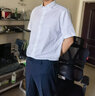 By Creations柏品纯羊毛西装套装男士商务职业正装修身高档伴郎服新郎结婚西服 黑色套装 56 实拍图