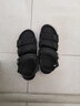 特步男子凉鞋春夏舒适休闲沙滩鞋魔术贴潮流运动凉拖鞋户外鞋982219171533 黑 40码 实拍图