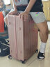 EAZZ【速发-加厚耐摔】行李箱铝框拉杆箱旅行男女学生密码箱登机皮箱 玫瑰金色丨超轻耐摔丨拉链款 29英寸=大容量+箱套 实拍图