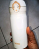 膳魔师（THERMOS）进口保温保冷杯不锈钢JNL-350车载男女情侣儿童水杯子小巧随手杯 JNL-352-PRW 珠光白 350ml 实拍图