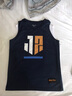 GHOSTDUNK莫兰特篮球背心街头潮牌宽松美式训练服运动健身坎肩无袖T恤定制 宝蓝色 2XL 实拍图