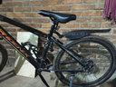凤凰上海凤凰山地车自行车男士女式学生成人变速宽胎越野公路赛单车 【钢架/全套竞速轴承】条轮消黑 24寸24速【建议身高138-168cm】 实拍图