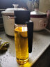 CCKO 玻璃油壶防漏控油瓶小油罐家用酱油瓶香油醋自动开合瓶调味料罐调料瓶厨房用品壶 450ml自动开合黑色 实拍图