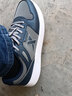 特步男鞋春秋季新款复古撞色运动鞋休闲鞋时尚百搭轻便板鞋男 灰兰 43 实拍图