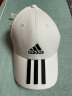 adidas Adidas阿迪达斯帽子男帽女帽 休闲运动网球帽保暖防风帽时尚帽潮流棒球帽鸭舌帽 白色经典款FQ5411 实拍图