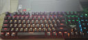 新贵（Newmen）GM335 2.4G无线/有线 双模机械键盘 104键 热插拔 混光游戏键盘 带模式指示灯 黑色 红轴 实拍图