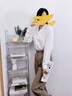 FitonTon雪纺衬衫女长袖秋款通勤职业垂坠质感百搭休闲白色衬衣女 白色 M 实拍图