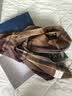帽忆橱仿羊绒围巾男女冬季百搭韩版格子保暖学生七夕礼物送男友生日礼物 礼品盒装灰咖色 实拍图