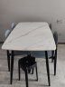 顾家家居（KUKA） 岩板餐桌椅组合现代简约时尚客厅家用餐厅饭桌小户型方桌PT7136T 【哑光岩板】1.6M餐桌 实拍图
