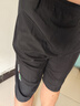 夏季冰丝短裤男宽松大码七分运动裤男士速干休闲中裤男透气沙滩裤 黑色+黑色【两条装】 3XL  适合160-180斤 实拍图