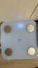 小米（MI）米家体脂秤S400 电子秤 双频精准测量 25项健康指标 心率检测 多种称重模式 数据APP云同步体重秤 米家体脂秤S400 浅蓝色 实拍图