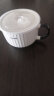 川岛屋（KAWASIMAYA） 川岛屋陶瓷碗上班族可微波炉加热专用饭碗带盖圆型保鲜碗便当盒 7英寸手柄保鲜碗 晒单实拍图