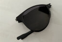 米微乐游Feliztrip太阳眼镜墨镜超轻可折叠无螺丝宝丽来偏光镜片TR-G520 酷炫黑 实拍图