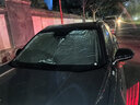 绅创汽车遮阳挡板防晒隔热遮光帘遮阳伞汽车内用品前挡玻璃罩停车神器 红旗遮阳挡hs5 h5 h9 hs7 h7 h6 后视镜开口 保护内饰 实拍图