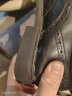 百丽男士商务正装皮鞋秋季牛皮布洛克婚鞋大码89183AM9【预售】 黑色-经典款 41 晒单实拍图