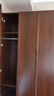 天坛家具 衣柜 实木榆木板木组合 新中式现代简约衣橱 卧室大衣柜 三门衣柜 实拍图