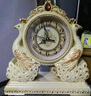 康巴丝（Compas）挂钟古典欧式座钟2025款复古客厅装饰台钟创意卧室床头时钟石英钟 3019黄裂纹 实拍图