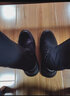 斯凯奇（Skechers）秋冬男鞋一脚蹬皮鞋休闲商务鞋舒适软底上班通勤鞋204702 全黑色/BBK 41.5 实拍图