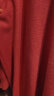三彩2023冬季新款休闲连帽针织连衣裙宽松直筒裙开叉中长女 粉红 165/88A/L 晒单实拍图