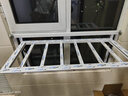 诺锐俊窗户防护栏多功能可折叠隐形防盗窗阳台防坠楼晒晾衣置物架免打孔 (折叠款)高度50 宽度定制 实拍图