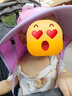 Lemonkid儿童防晒帽大帽檐原纱遮阳帽户外太阳帽男女童夏季防紫外线沙滩帽 城堡紫独角兽【造型】 帽围54cm【建议2-5岁】 实拍图