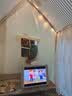 小斑鸠（little dove）儿童帐篷室内游戏屋/ins男女孩公主房 咖色条纹小屋(实木杆+棉垫) 实拍图