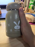SVREG304不锈钢迷你保温杯女士高颜值学生可爱便携小容量水杯320ml 咖色+免费定制 不显温+2张贴纸 实拍图