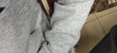 李宁卫衣男2024春秋新款灰色开衫连帽宽松慵懒风休闲情侣运动外套女 浅花灰色(连帽-口袋无拉链) L 实拍图