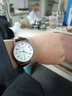 巨亨（Juheng）浪琴表带男女真皮代用名匠月相嘉岚军旗康卡斯律雅牛皮表链 棕色棕线无扣 接口宽20mm 实拍图