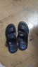 红蜻蜓男鞋夏季新款防滑凉鞋男日常百搭休闲爸爸沙滩鞋WTT23258 黑色 44 实拍图