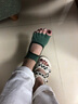 防滑瑜伽袜子女士分指全包五指袜普拉提袜秋冬季新款 马卡绿-露背露趾-防滑透气 实拍图