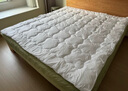 富安娜家纺床垫 全棉静享抗菌立体床垫厚垫橡筋绑带款 浅灰 120*200 实拍图