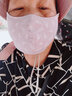 乖扬洋 口罩女夏季纯棉薄款防晒防尘透气易呼吸可水洗护脸口罩 胭脂粉 实拍图