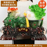 吉善堂开业礼品貔貅玉白菜摆件工艺品办公室客厅酒柜装饰品乔迁新居礼品 新款超大号-约长52宽21高43CM 实拍图