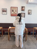 波司登（BOSIDENG）【反季】极寒羽绒服鹅绒杨紫同款女款短款连帽大毛领新国标外套 冰花白9BM1 S 160/84A 体重约110-130斤 实拍图