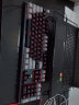 黑峡谷（Hyeku）GK715 104键有线机械键盘 电竞游戏键盘 可插拔 红色背光 凯华BOX轴 黑灰 红轴 实拍图